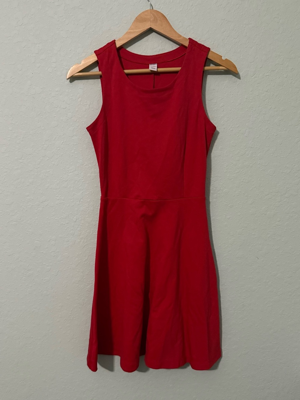 Old Navy Red Sleeveless Fit-and-Flare Dress